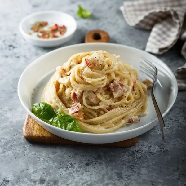 luxury-cafe - WHITE SAUCE SPAGHETTI