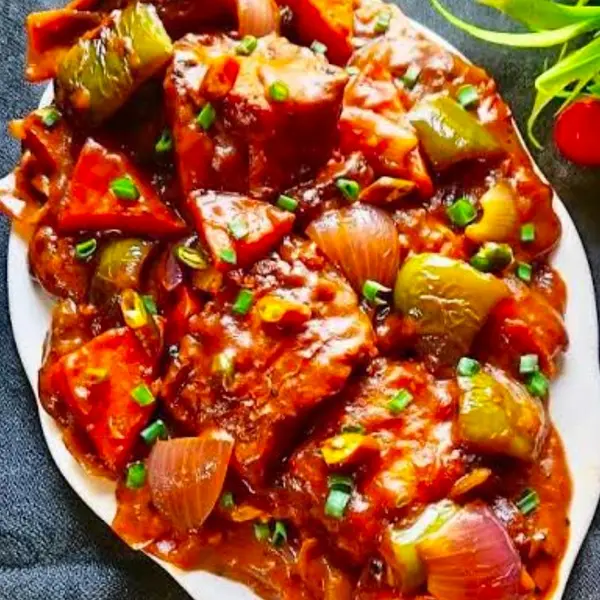 luxury-cafe - Chilli fish (8 pcs)