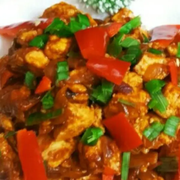 luxury-cafe - Schezwan Paneer (8 pc)