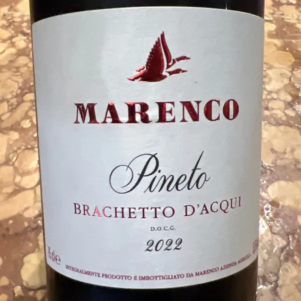 maccheroni-republic - Brachetto d'Acqui DOCG Pineto、マレンコ