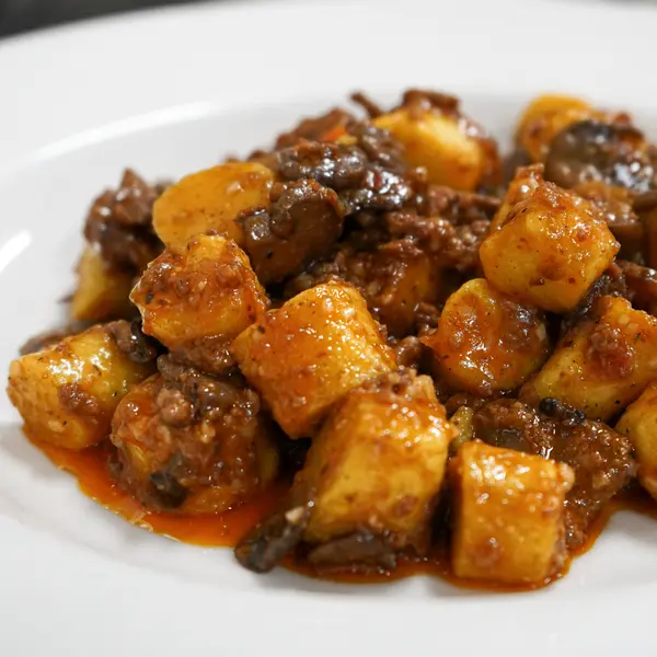 maccheroni-republic - 고기 라구와 버섯을 곁들인 만두