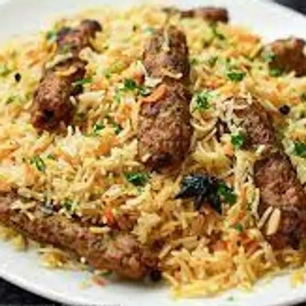 malik-biryani-barbecue-restaurant - Seekh Kabab Biryani