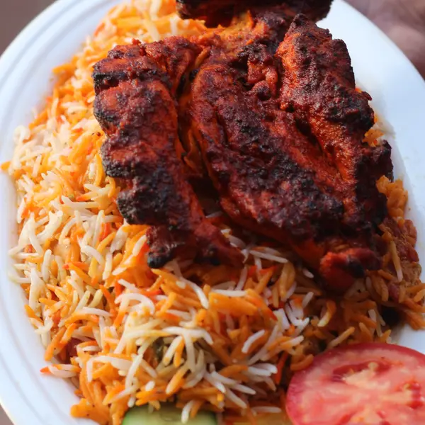 malik-biryani-barbecue-restaurant - Chicken Tikka Biryani