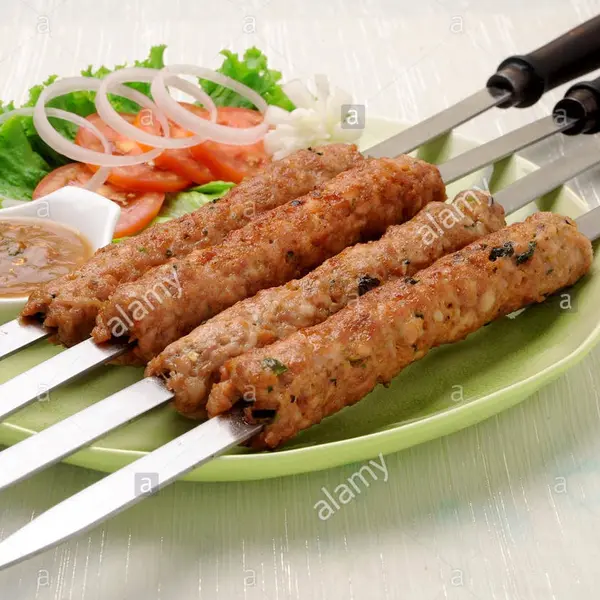 malik-biryani-barbecue-restaurant - Seekh Kabab + Puri {4 Pcs.}