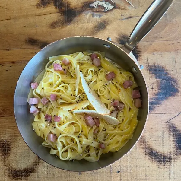 soho-trattoria - Tagliatelles alla carbonara 2.0