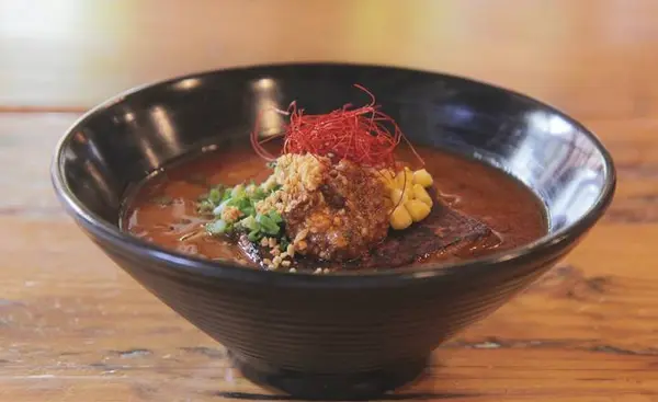 matsunoki-ramen-chicken - Vegan Spicy Garlic Ramen