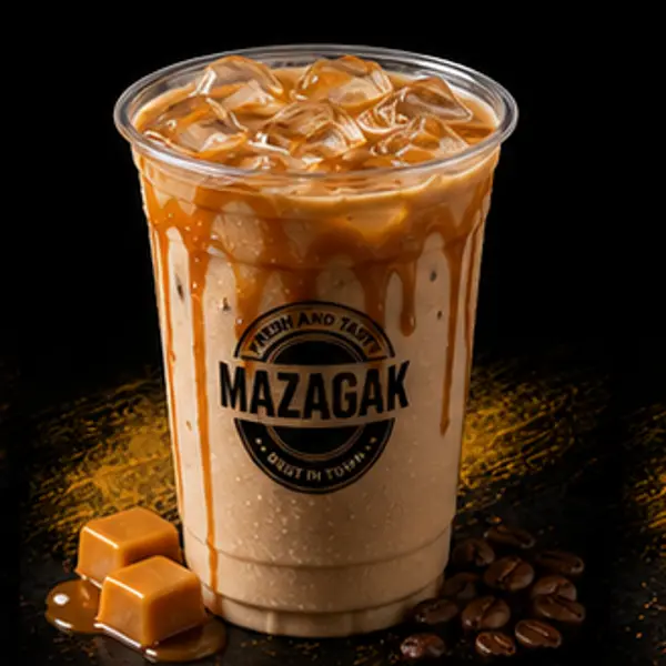 mazagak-cafe - ايس لاتيه كراميل