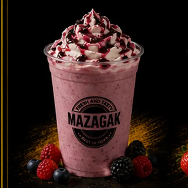 mazagak-cafe - ميلك شيك توت