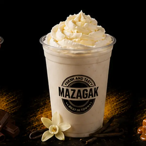 mazagak-cafe - ميلك شيك فانيليا