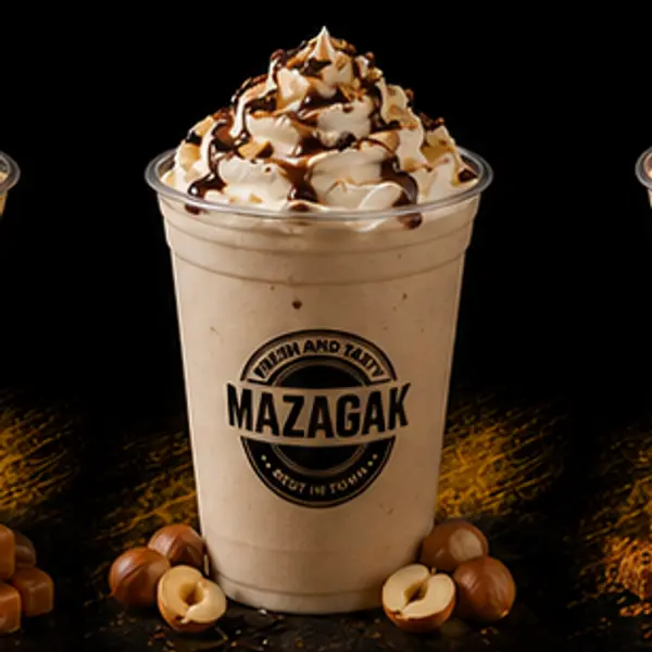 mazagak-cafe - ميلك شيك بندق