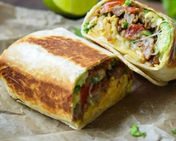 mi-yucatan - bacon breakfast burrito