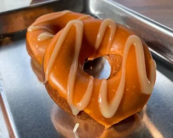 mikiko-mochi-donuts - Thai Tea w/ Condensed Coconut Milk