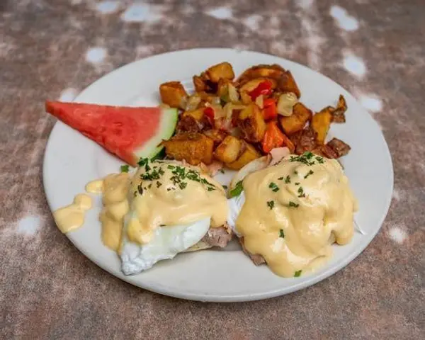 milos-city-cafe - Salmon Benedict