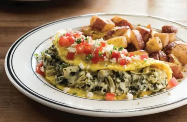 mimis-cafe - Spinach Artichoke Omelet