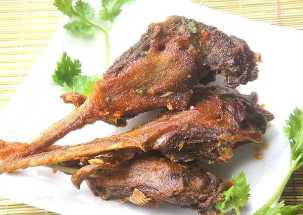 ming-dynasty - Pan-Fried Duck Chins (美極鴨下巴) 厨点