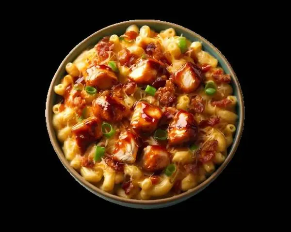 monster-mac-wings - Monster BBQ Chicken Mac