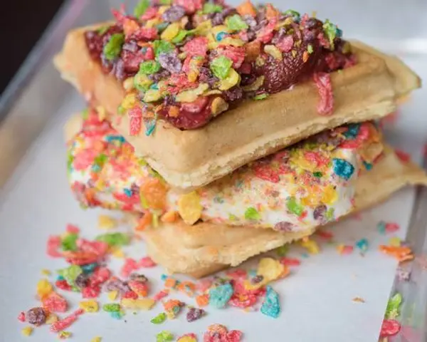 morningside-waffle-bar - Fruity Pebble Waffles