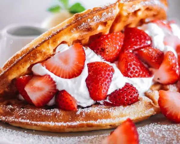 morningside-waffle-bar - Strawberry Waffles