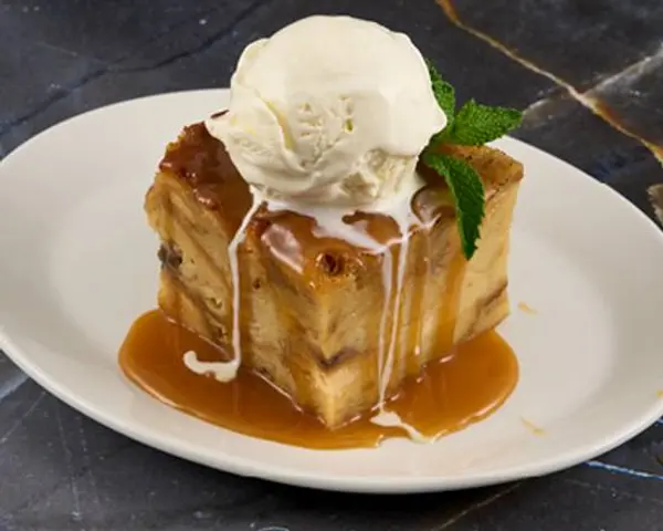 mortons-the-steakhouse - White Chocolate Banana Bread Pudding