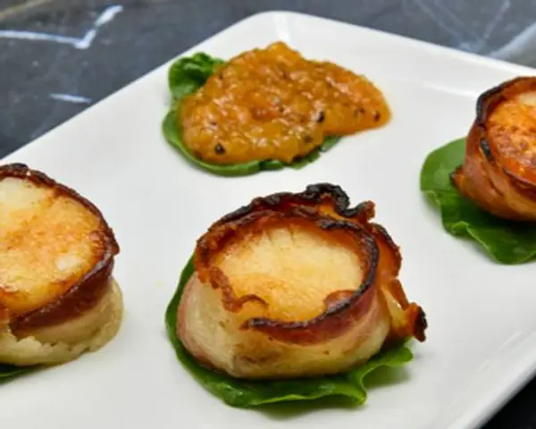 mortons-the-steakhouse - Bacon Wrapped Sea Scallops