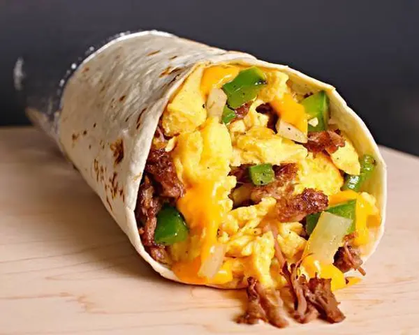 muchas-gracias - Machaca Breakfast Burrito