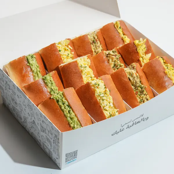 muqsaf-90-مقصف-٩٠ - Eggs Sandwiches Box