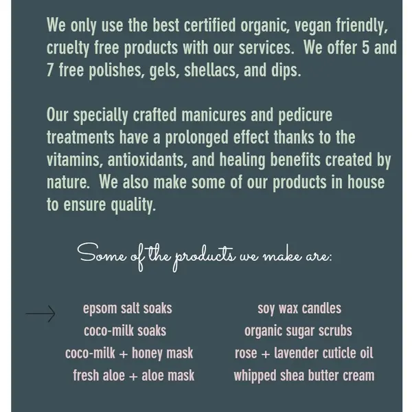 muse-an-organic-nail-boutique - What makes us organic?