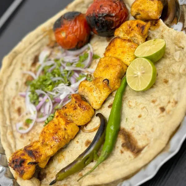 naan-kebab - كباب دجاج بالزعفران