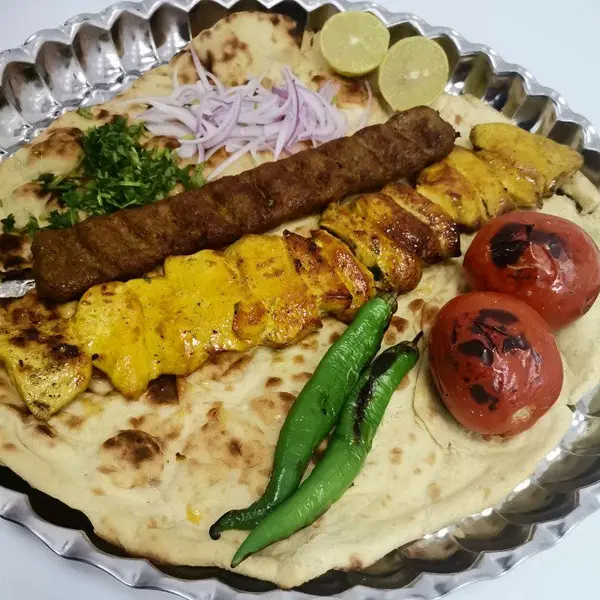 naan-kebab - کباب وزيري