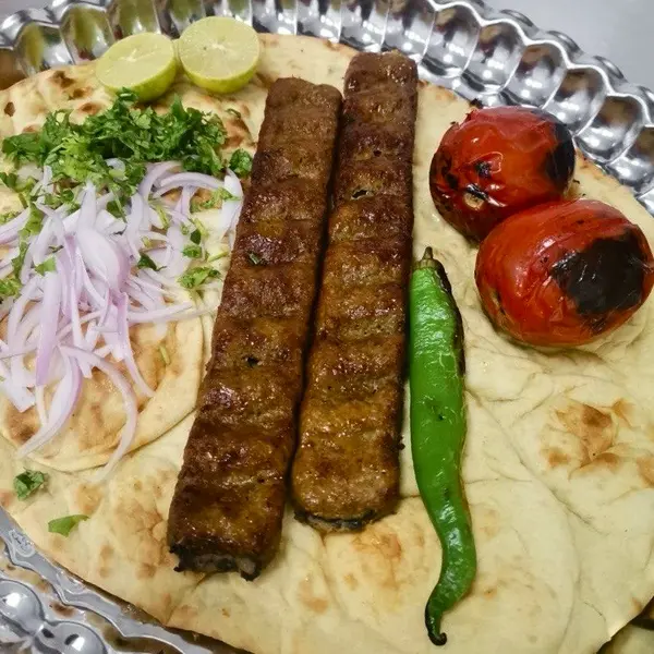 naan-kebab - Meat Koobideh Kebab