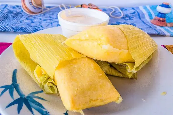 naomis-pupuseria-restaurant - Corn Tamales (2 pcs) (Tamales de Elote)