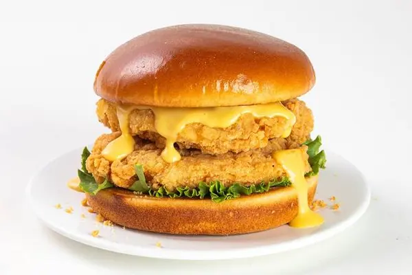 nascar-tenders-burgers - Checkered Chicken Sandwich