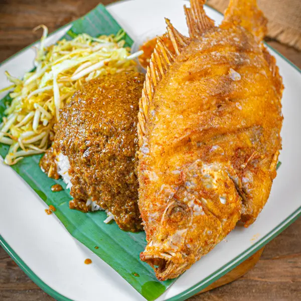 nasi-dulang-daun-pisang-bangi-al - SUMATERA TALAPIA