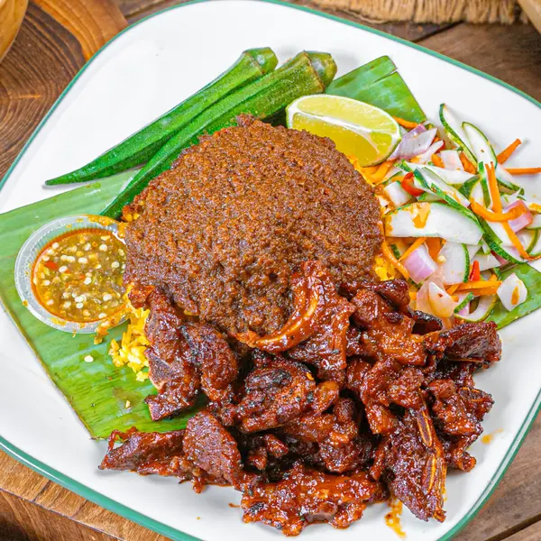 nasi-dulang-daun-pisang-bangi-al - GANJA KAMBING BKR