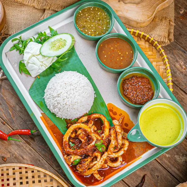 nasi-dulang-daun-pisang-bangi-al - DULANG SOTONG PETAI