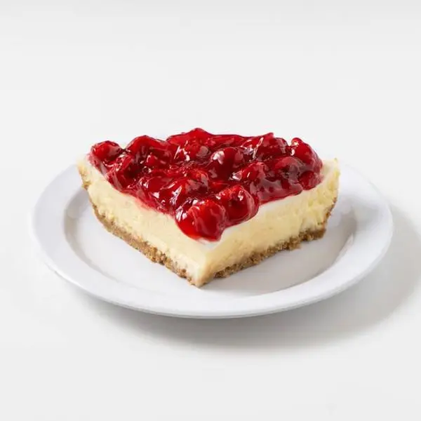 nations-giant-hamburgers - CHEESECAKE WITH CHERRY TOPPING PIE (SLICE)