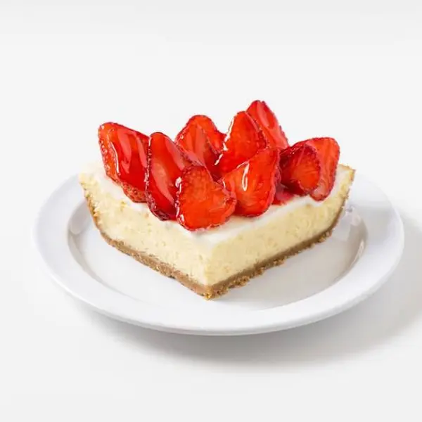 nations-giant-hamburgers - CHEESECAKE WITH STRAWBERRY TOPPING (Slice)