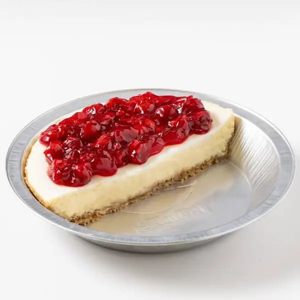 nations-giant-hamburgers - CHEESECAKE WITH CHERRY TOPPING PIE (HALF)