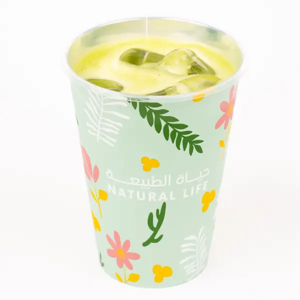 natural-life - آيس لاتيه ماتشا / Iced Matcha Latte
