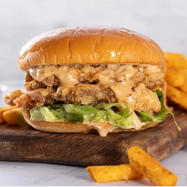 nd-burger - برجر دجاج باربيكيو