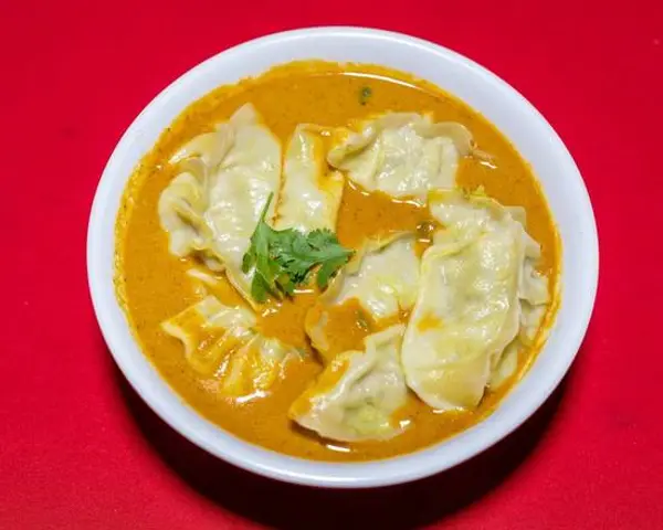 nepalese-indian-restaurant - Jhol Momo (8 pcs)