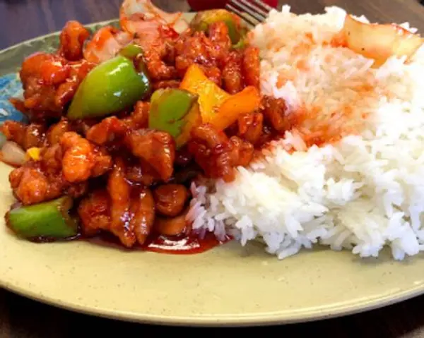 new-fortune-restaurant - Sweet and Sour Chicken Rice(甜酸鸡饭)