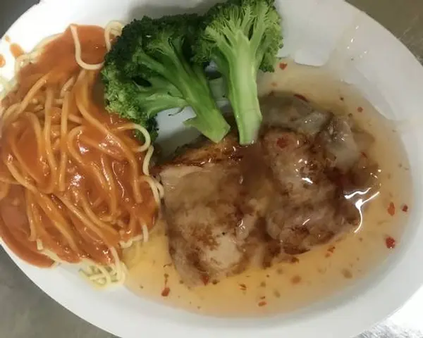 new-regent-cafe - Chicken Steak w/ Thai Sauce 泰汁雞扒