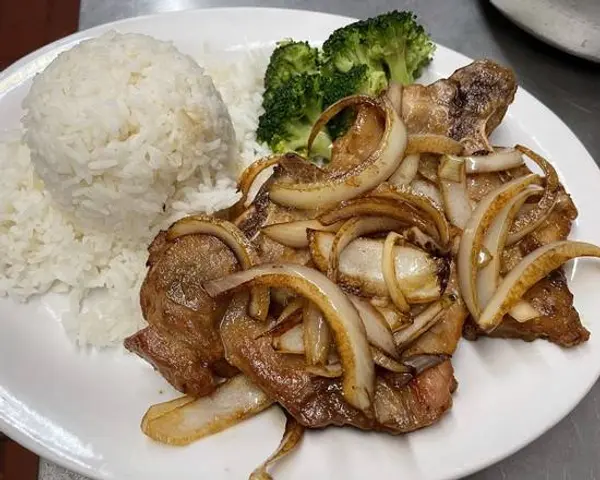 new-regent-cafe - Onion Pork Chop 洋蔥豬扒