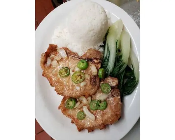 new-regent-cafe - Pepper Salted Pork Chop 椒鹽豬扒