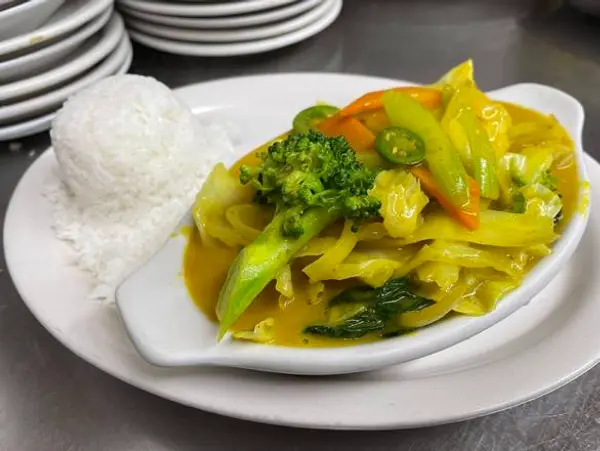 new-regent-cafe -  Curry Mixed Vegetable 咖哩雜菜