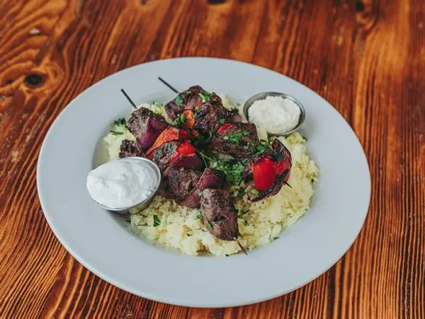 nicholas-restaurant - Lamb Kabob Plate