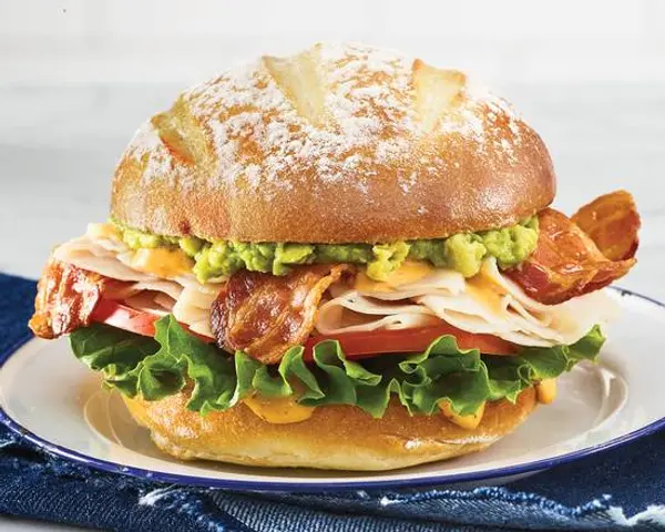 noahs-bagels - Turkey Avocado Club Sandwich