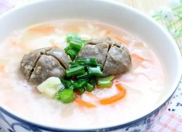 noodle-stop - E6 Beef Ball Porridge 牛丸粥 