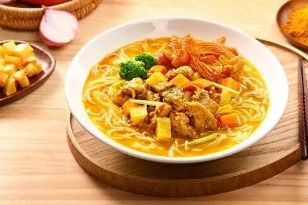 noodle-stop - B7 Chicken Curry Vermicelli Noodle Soup 咖喱鸡汤米粉（辣）